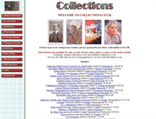 Tablet Screenshot of collections.co.uk